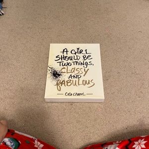 Coco Chanel wall decor